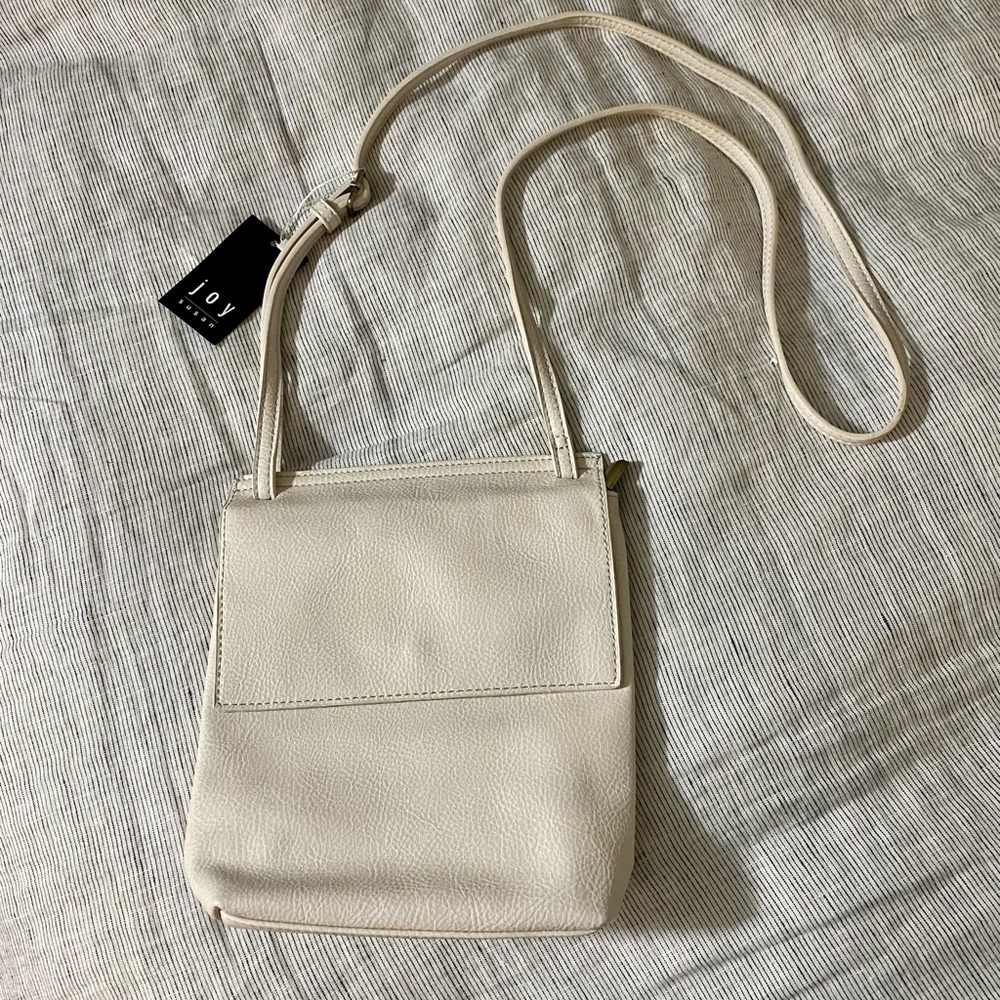 Joy Susan Off White Crossbody Bag